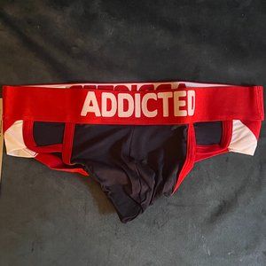 ADDICTED Second Skin Jock - Navy (NWT)